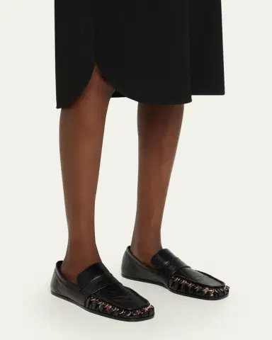Jil Sander Leather Slip-On Loafers | Thumbnail 2 Jil Sander Leather Slip-On Loafers | Thumbnail 2