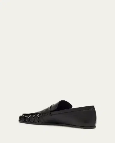 Jil Sander Leather Slip-On Loafers | Thumbnail 4 Jil Sander Leather Slip-On Loafers | Thumbnail 4