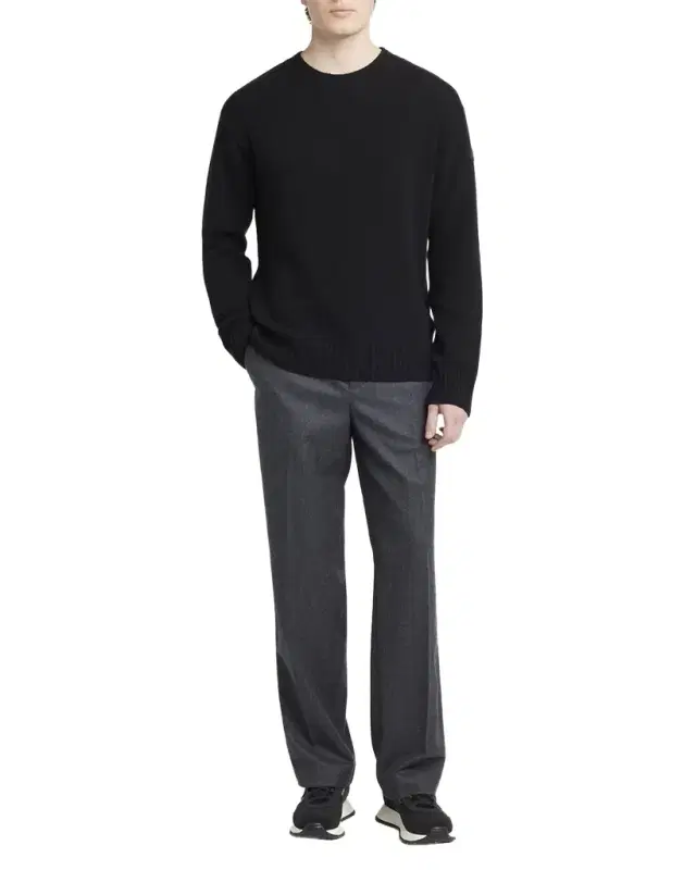 Men's Wool and Cashmere Crewneck Sweater