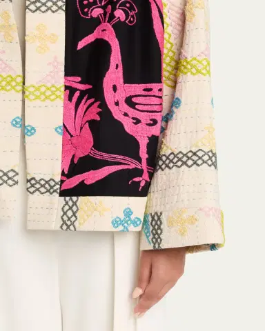 Rianna + Nina Embroidered Kimono Jacket | Thumbnail 5 Rianna + Nina Embroidered Kimono Jacket | Thumbnail 5