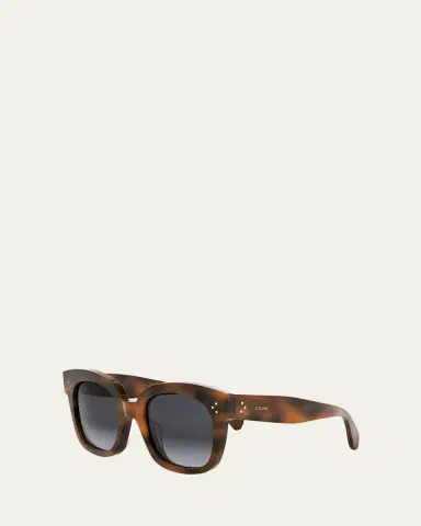Celine 3 Dots Havana Acetate Square Sunglasses | Thumbnail 2 Celine 3 Dots Havana Acetate Square Sunglasses | Thumbnail 2