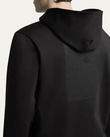 Moncler Men's Cotton Chest-Logo Hoodie | Thumbnail 5 Moncler Men's Cotton Chest-Logo Hoodie | Thumbnail 5