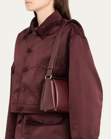 Plan C Small Folded Shoulder Bag in Vitello Leather | Thumbnail 2 Plan C Small Folded Shoulder Bag in Vitello Leather | Thumbnail 2