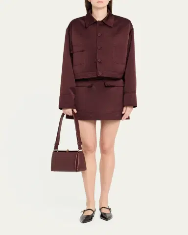 Plan C Small Folded Shoulder Bag in Vitello Leather | Thumbnail 5 Plan C Small Folded Shoulder Bag in Vitello Leather | Thumbnail 5