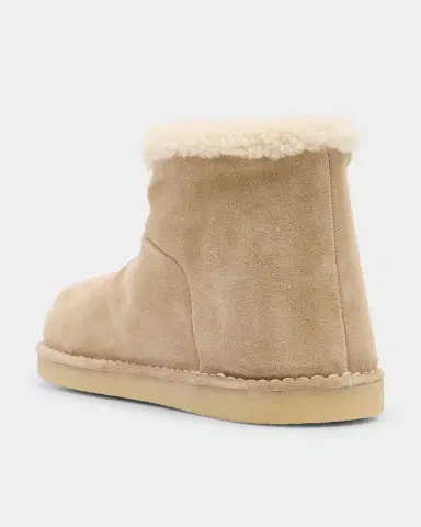 Miu Miu Suede Shearling-Lined Booties | Thumbnail 8