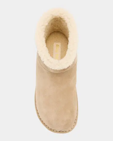 Miu Miu Suede Shearling-Lined Booties | Thumbnail 10