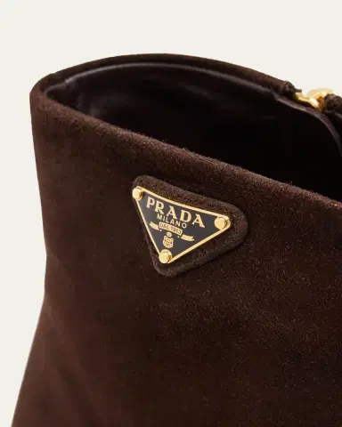 Prada Suede Ankle Booties | Thumbnail 10 Prada Suede Ankle Booties | Thumbnail 10