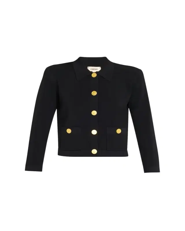 L'Agence Osiris Collared Cardigan