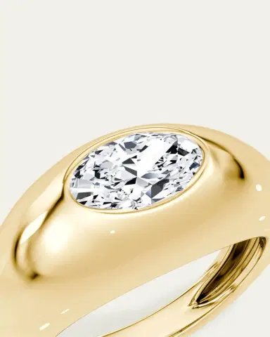 VRAI Petite Oval Dome Band | Thumbnail 5