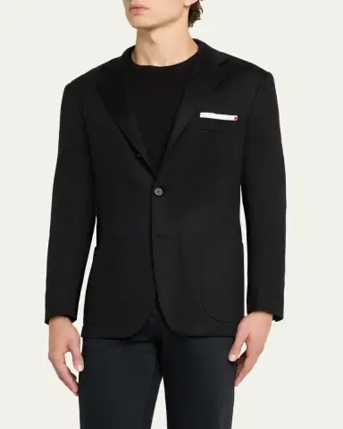 KNT Men's 14-Micron Wool Single-Breasted Sport Coat | Thumbnail 4