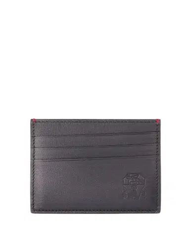 Brunello Cucinelli Men's Capretta Leather Card Holder | Thumbnail 1