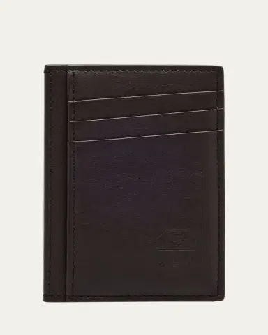Brunello Cucinelli Men's Leather Card Holder | Thumbnail 2 Brunello Cucinelli Men's Leather Card Holder | Thumbnail 2