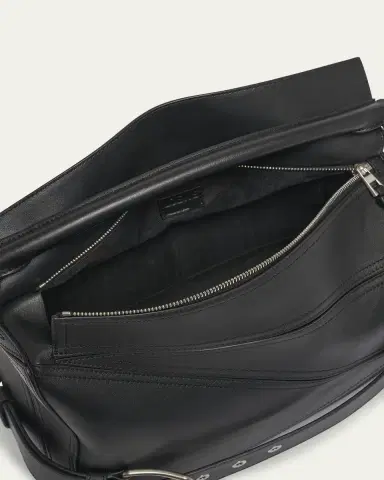 Loewe Men's Large Leather Biker Puzzle Shoulder Bag | Thumbnail 4 Loewe Men's Large Leather Biker Puzzle Shoulder Bag | Thumbnail 4