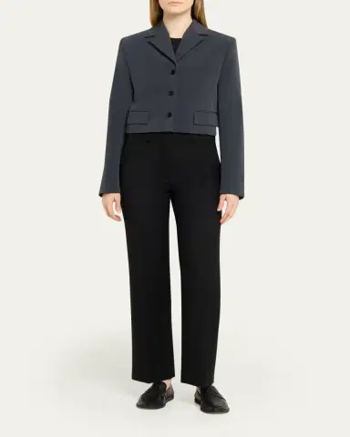 Nanushka Sinead Cropped Tailored Jacket | Thumbnail 2 Nanushka Sinead Cropped Tailored Jacket | Thumbnail 2