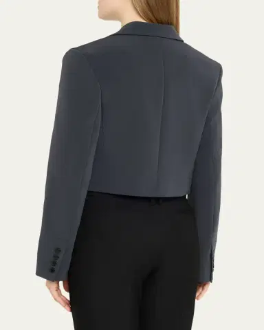 Nanushka Sinead Cropped Tailored Jacket | Thumbnail 3 Nanushka Sinead Cropped Tailored Jacket | Thumbnail 3