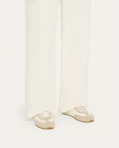 Prada Suede and Leather Low-Top Sneakers | Thumbnail 2 Prada Suede and Leather Low-Top Sneakers | Thumbnail 2
