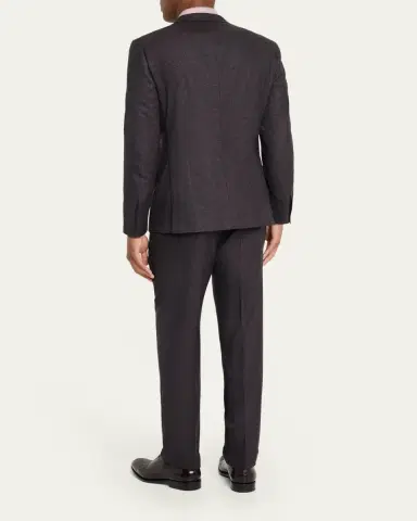 Brioni Men's Prince of Wales Wool Classic Fit Two-Piece Suit | Thumbnail 3