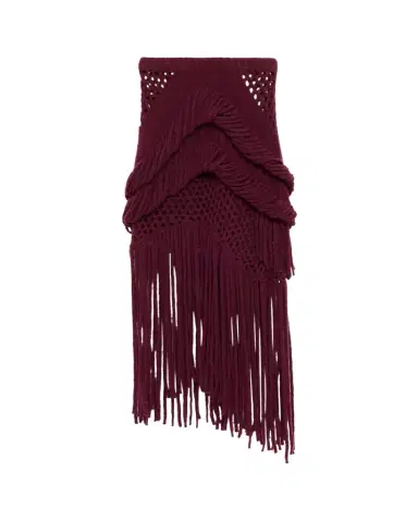 Diotima Medusa Fringe Knit Skirt | Thumbnail 1