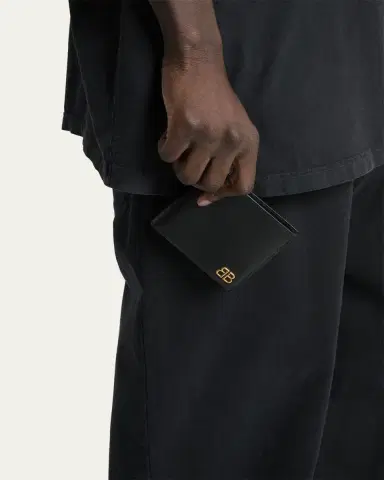 Balenciaga Men's Supreme Leather Bifold Wallet | Thumbnail 2 Balenciaga Men's Supreme Leather Bifold Wallet | Thumbnail 2