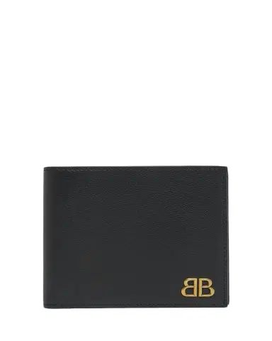 Balenciaga Men's Supreme Leather Bifold Wallet | Thumbnail 1 Balenciaga Men's Supreme Leather Bifold Wallet | Thumbnail 1