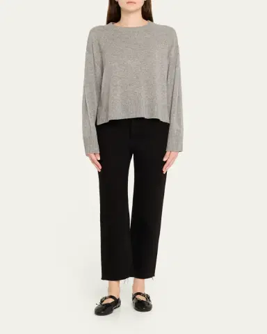 OFFICINE GÉNÉRALE Nicky Cashmere Crewneck Sweater | Thumbnail 2 OFFICINE GÉNÉRALE Nicky Cashmere Crewneck Sweater | Thumbnail 2