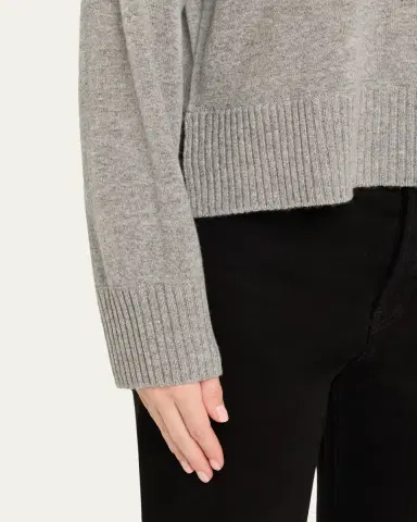 OFFICINE GÉNÉRALE Nicky Cashmere Crewneck Sweater | Thumbnail 5 OFFICINE GÉNÉRALE Nicky Cashmere Crewneck Sweater | Thumbnail 5
