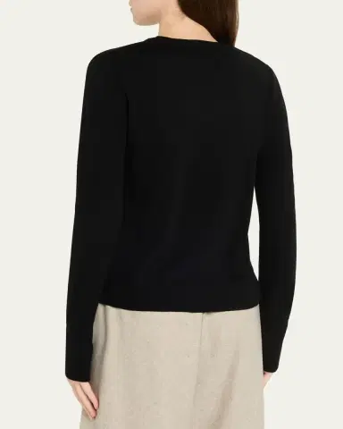 OFFICINE GÉNÉRALE Nine Merino Crewneck Sweater | Thumbnail 3 OFFICINE GÉNÉRALE Nine Merino Crewneck Sweater | Thumbnail 3