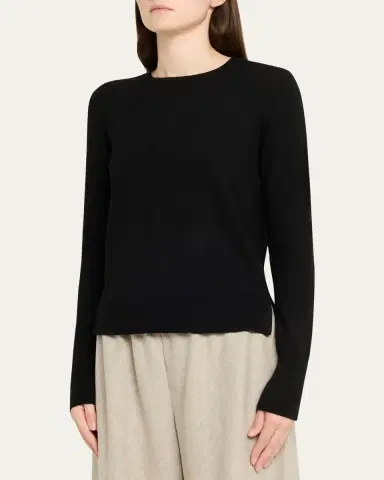 OFFICINE GÉNÉRALE Nine Merino Crewneck Sweater | Thumbnail 4 OFFICINE GÉNÉRALE Nine Merino Crewneck Sweater | Thumbnail 4