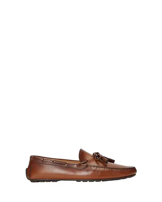 Men's Harold Hand-Burnished Leather Drivers