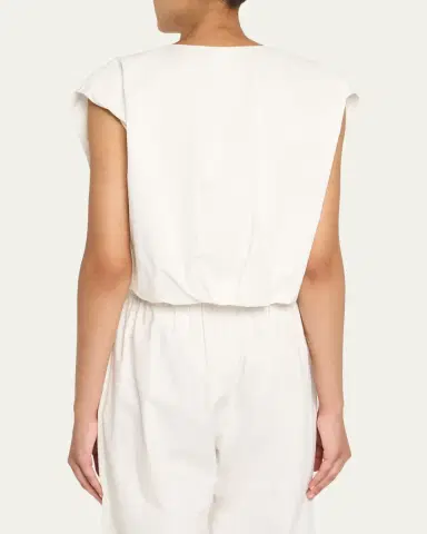 Simkhai Wrenli Pleated Top | Thumbnail 3