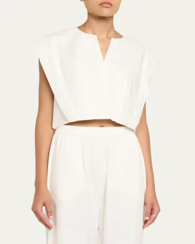 Simkhai Wrenli Pleated Top | Thumbnail 4