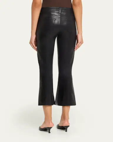 L'Agence Kendra High-Rise Coated Crop Jeans | Thumbnail 3 L'Agence Kendra High-Rise Coated Crop Jeans | Thumbnail 3