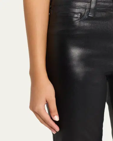 L'Agence Kendra High-Rise Coated Crop Jeans | Thumbnail 5 L'Agence Kendra High-Rise Coated Crop Jeans | Thumbnail 5