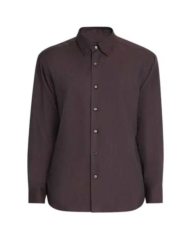 Men's Cotton Flannel Button-Down Shirt