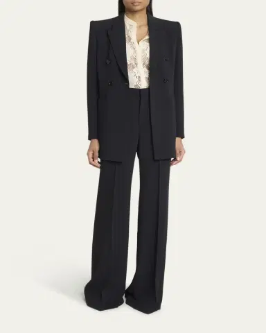 Chloé Soft Crepe Wide-Leg Pants | Thumbnail 2 Chloé Soft Crepe Wide-Leg Pants | Thumbnail 2