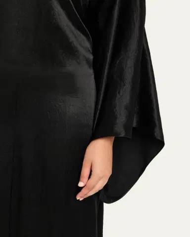 Balenciaga Satin Long-Sleeve Maxi Dress | Thumbnail 5