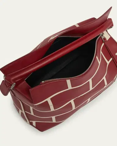 Loewe Men's Large Brick Leather Puzzle Edge Shoulder Bag | Thumbnail 3 Loewe Men's Large Brick Leather Puzzle Edge Shoulder Bag | Thumbnail 3