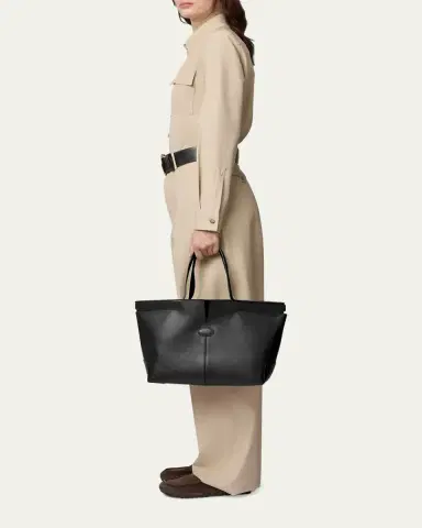 Tod's Smooth Leather Shopper Tote Bag | Thumbnail 2