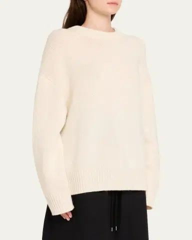 Lisa Yang Renske Cashmere Drop-Shoulder Sweater | Thumbnail 9 Lisa Yang Renske Cashmere Drop-Shoulder Sweater | Thumbnail 9