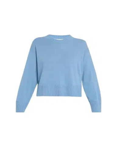 OFFICINE GÉNÉRALE Nicky Crewneck Cashmere-Blend Sweater | Thumbnail 1 OFFICINE GÉNÉRALE Nicky Crewneck Cashmere-Blend Sweater | Thumbnail 1