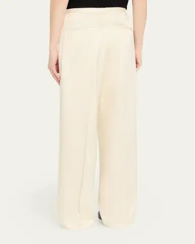 RÓHE Satin Drawstring Trousers | Thumbnail 3