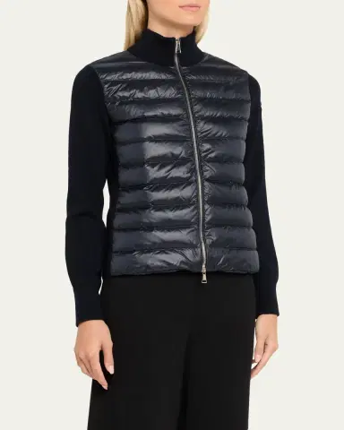 Moncler Combo Down Short Cardigan | Thumbnail 8 Moncler Combo Down Short Cardigan | Thumbnail 8