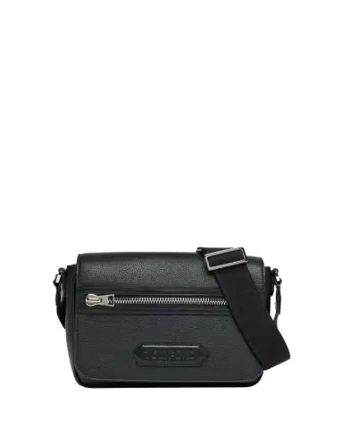 Tom Ford Men's Soft Grain Leather Flap Messenger Bag | Thumbnail 1 Tom Ford Men's Soft Grain Leather Flap Messenger Bag | Thumbnail 1