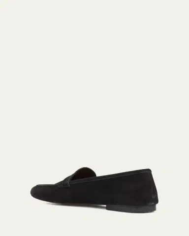 Ralph Lauren Purple Label Men's Collins Suede Penny Loafers | Thumbnail 3