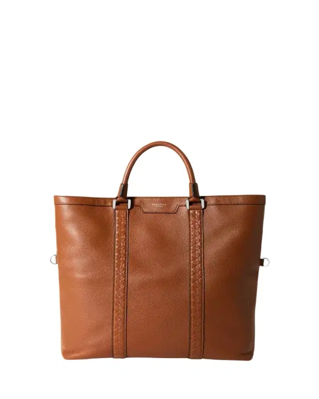 Serapian Men's Cachemire Mosaico Foldable Tote Bag