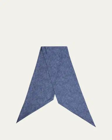 Giorgio Armani Men's Silk Neck Scarf | Thumbnail 8