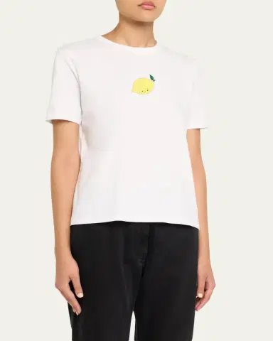 Kule The Modern Lemon Short-Sleeve T-Shirt | Thumbnail 4