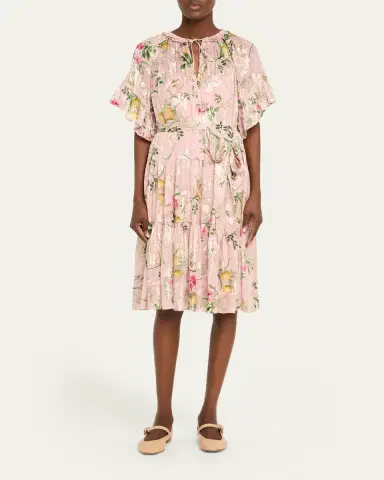 Kobi Halperin Chase Tiered Floral-Print Fil Coupe Dress | Thumbnail 2