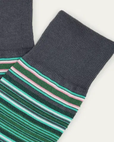 Paul Smith Men's Kahn Fashion Signature Stripe Crew Socks | Thumbnail 2 Paul Smith Men's Kahn Fashion Signature Stripe Crew Socks | Thumbnail 2