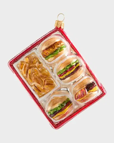 Bergdorf Goodman Burger Box Christmas Ornament | Thumbnail 2